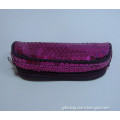 Alibaba China Supplier Wholesale Custom Mauve Sequins Zipper PVC Pencil Case/Bag/Pouch for High School Students